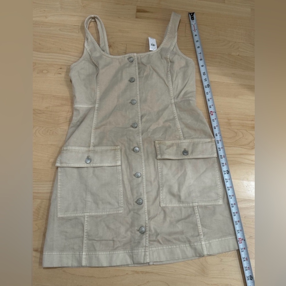 GAP Cream Denim Dress